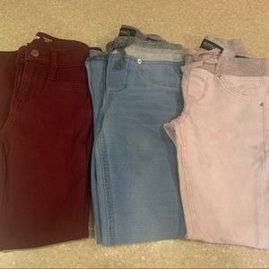 Bundle of girls jeggings size 8